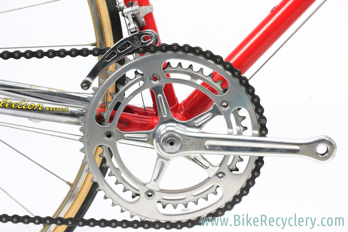 1978 Pogliaghi Italcorse Road Bike: ORIGINAL PAINT - 56cm - Campagnolo Nuovo Record - Fully Chromed Stays/Fork  (Original Show Bike Condition)