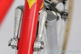 1978 Pogliaghi Italcorse Road Bike: ORIGINAL PAINT - 56cm - Campagnolo Nuovo Record - Fully Chromed Stays/Fork  (Original Show Bike Condition)