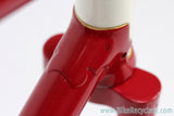 1938 Hetchins Brilliant Frame & Fork: Fresh Restoration - 57cm - Vibrant Curly Stays - Maroon - Pre War - Unbuilt Show Worthy