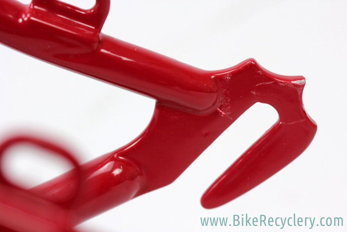 1938 Hetchins Brilliant Frame & Fork: Fresh Restoration - 57cm - Vibrant Curly Stays - Maroon - Pre War - Unbuilt Show Worthy