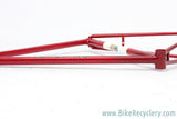 1938 Hetchins Brilliant Frame & Fork: Fresh Restoration - 57cm - Vibrant Curly Stays - Maroon - Pre War - Unbuilt Show Worthy