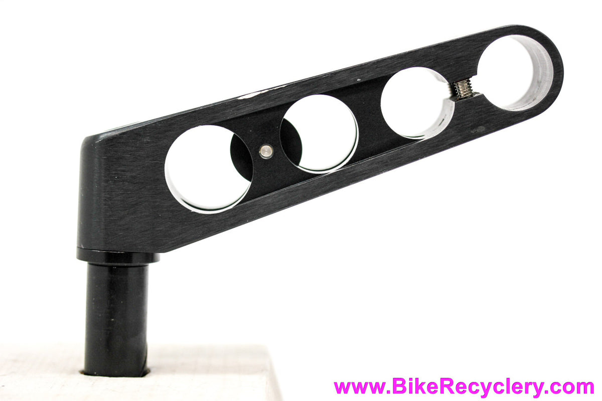 Ringle Trail Roller Stem: 1" Quill - 140mm x 25.4mm - High Rise - Canti Stop - Black (EXC+)