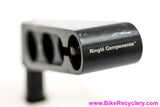 Ringle Trail Roller Stem: 1" Quill - 140mm x 25.4mm - High Rise - Canti Stop - Black (EXC+)