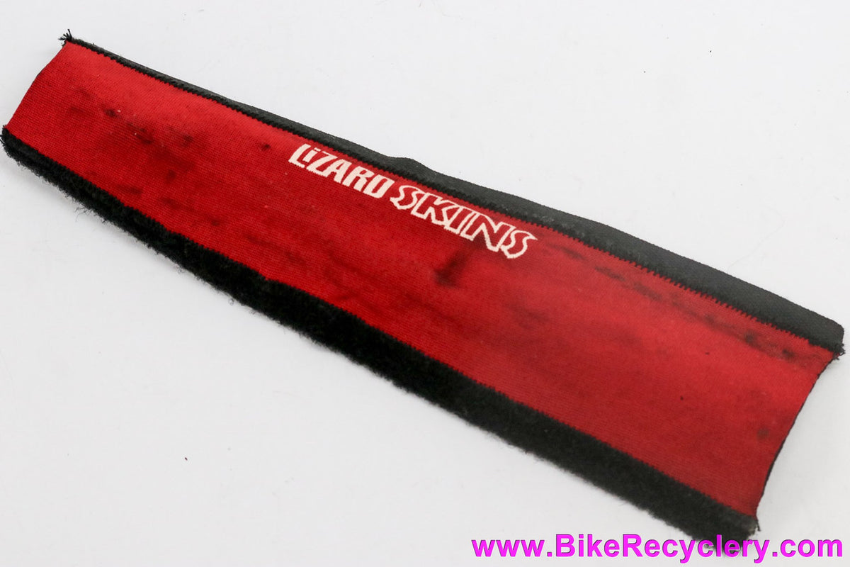 Lizard Skins Chainstay Protector: Vintage 1990's / 2000's - Red Neoprene