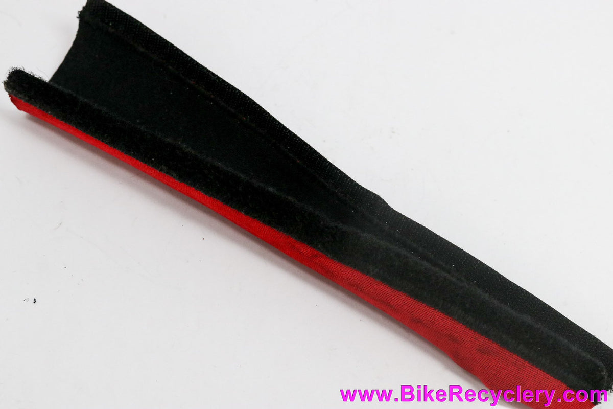 Lizard Skins Chainstay Protector: Vintage 1990's / 2000's - Red Neoprene