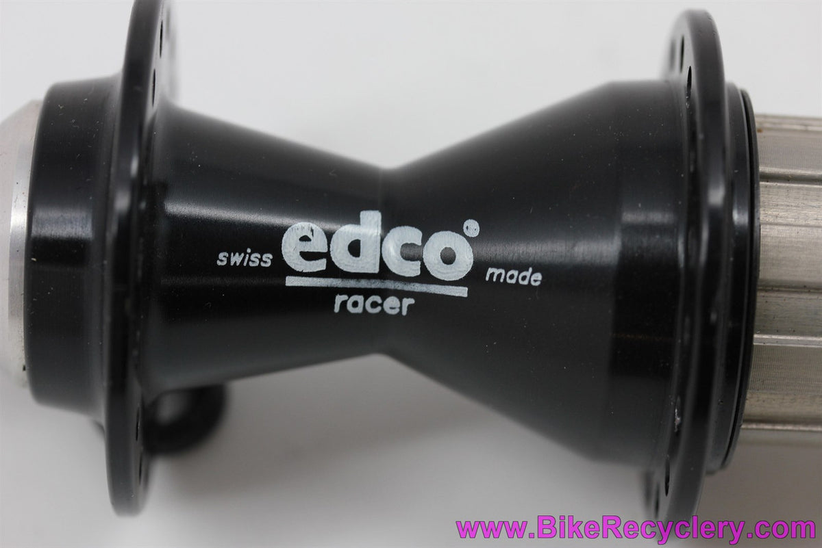 Edco Racer Rear Hub & QR Skewer: 32H x 8/9/10sp - 135mm - Black (Near Mint, Take-off?)