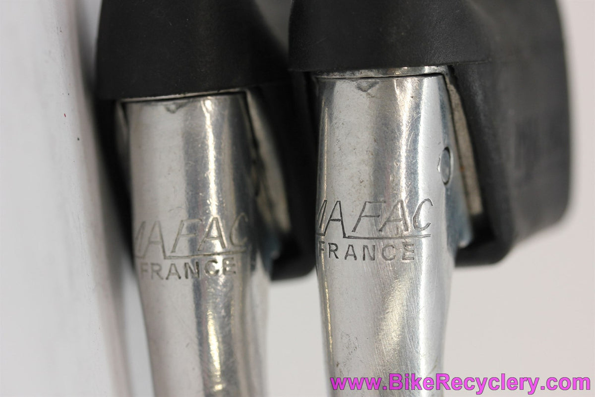 MAFAC Racer / Racing 2000 Brake Levers w/ Barrel Adjusters: Black Hoods (MINT)