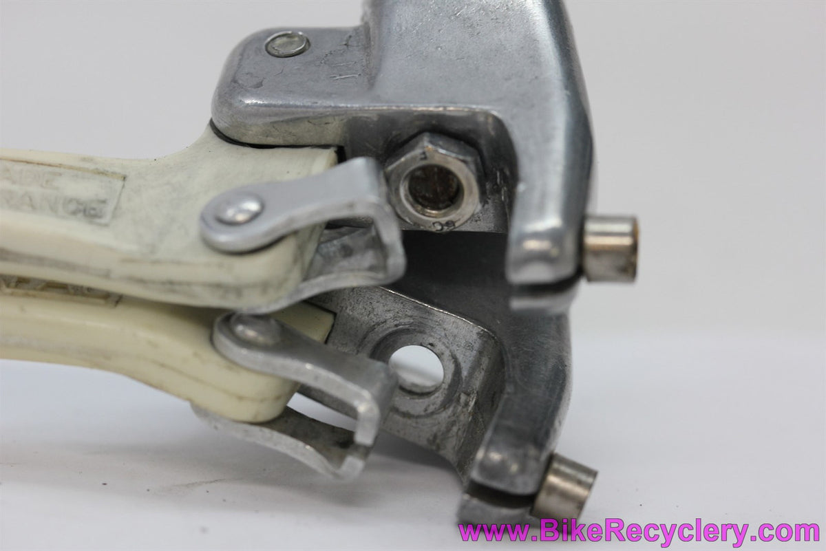 Mafac Ville VDA Flat Bar City / Touring Brake Levers: White Plastic Blades