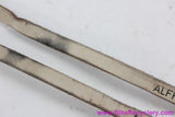 Alfredo Binda Laminated Toe Straps & Campagnolo Buttons: Bianchi-Dino - White
