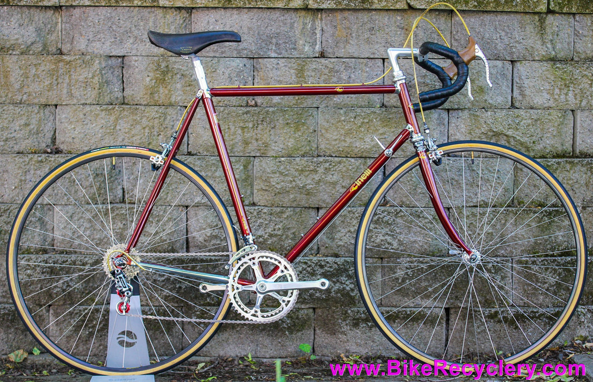 NOS 1991 Cinelli SuperCorsa SLX: 57cm Frameset: Crimson Red + Chrome (Built and only test-ridden)