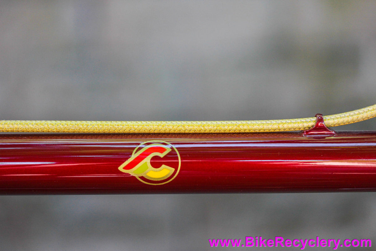 NOS 1991 Cinelli SuperCorsa SLX: 57cm Frameset: Crimson Red + Chrome (Built and only test-ridden)
