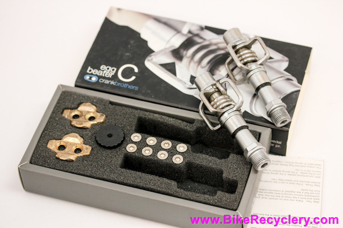 Crank Brothers Eggbeater C Pedals & Cleats (>20 miles)