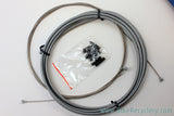 GREY Brake Cable & Housing Set: Road or MTN - Front & Rear - NEW