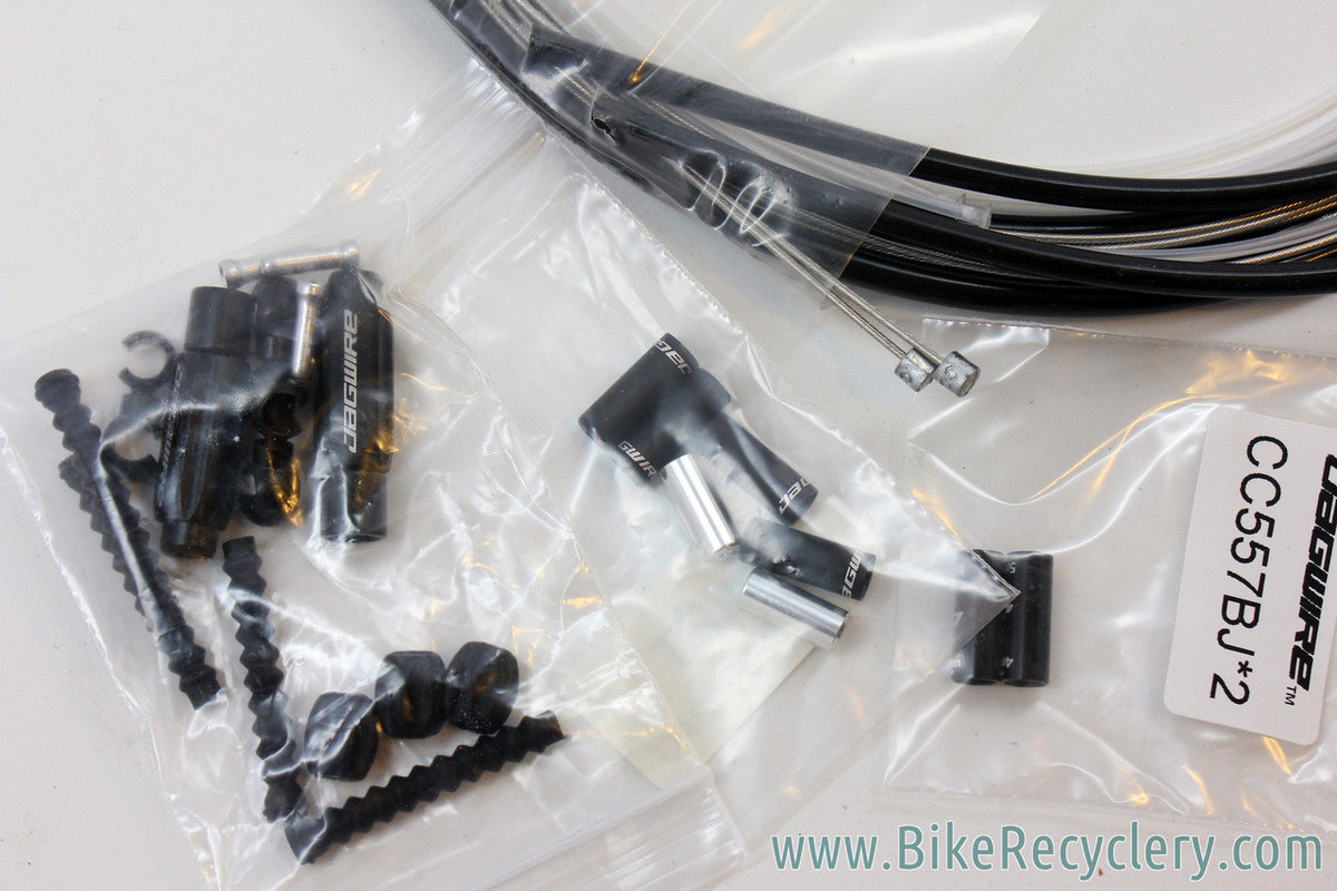 Jaguar Road Elite Sealed Shift Kit: F&R - Polymer Coated Cables - LGX-SD Housing, Adjusters