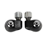 NEW Campagnolo Downtube Cable Stop Adjusters: Black, Braze-on Downtube to Ergo (pair)