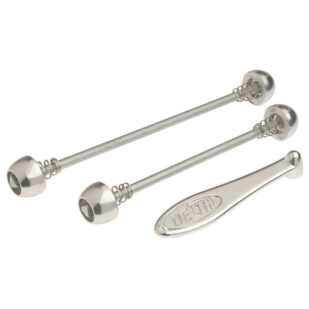 Delta Hublox Anti-Theft Skewer Set: Wheel & Seatpost Security, Replaces QR's