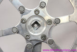 TA Pro 5 Vis Cyclotouriste Crankset: Capped Pedal Holes Early Version - 170mm x 54/44T Double - French (Near Mint+ Low Miles)