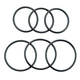 Garmin Quarter Turn Bike Mount Replacement Rubber Bands: Three Small + Three Large - Stem/Handlebars/Seatpost - Edge & Varia