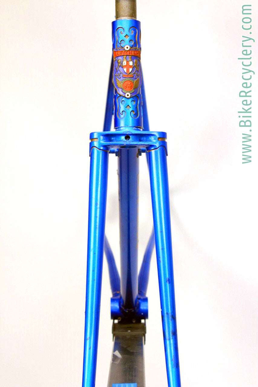 Hetchins Magnum Bogus Hellenic Curly Stay Frame & Fork: 1950 Phase 1 Opus Lugs & Bi-plane Crown - 56cm - Built by Harry Butler