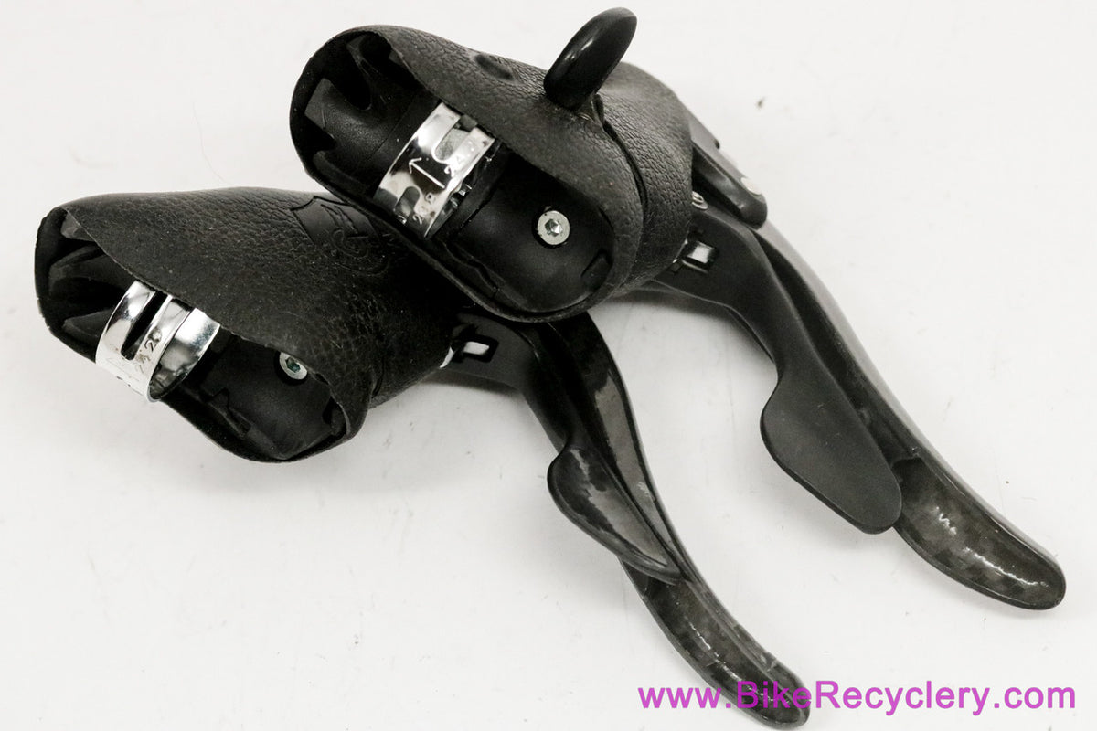 Campagnolo Record Carbon Ti 10 Speed ErgoPower Shifters: Triple/Double (EXC+)