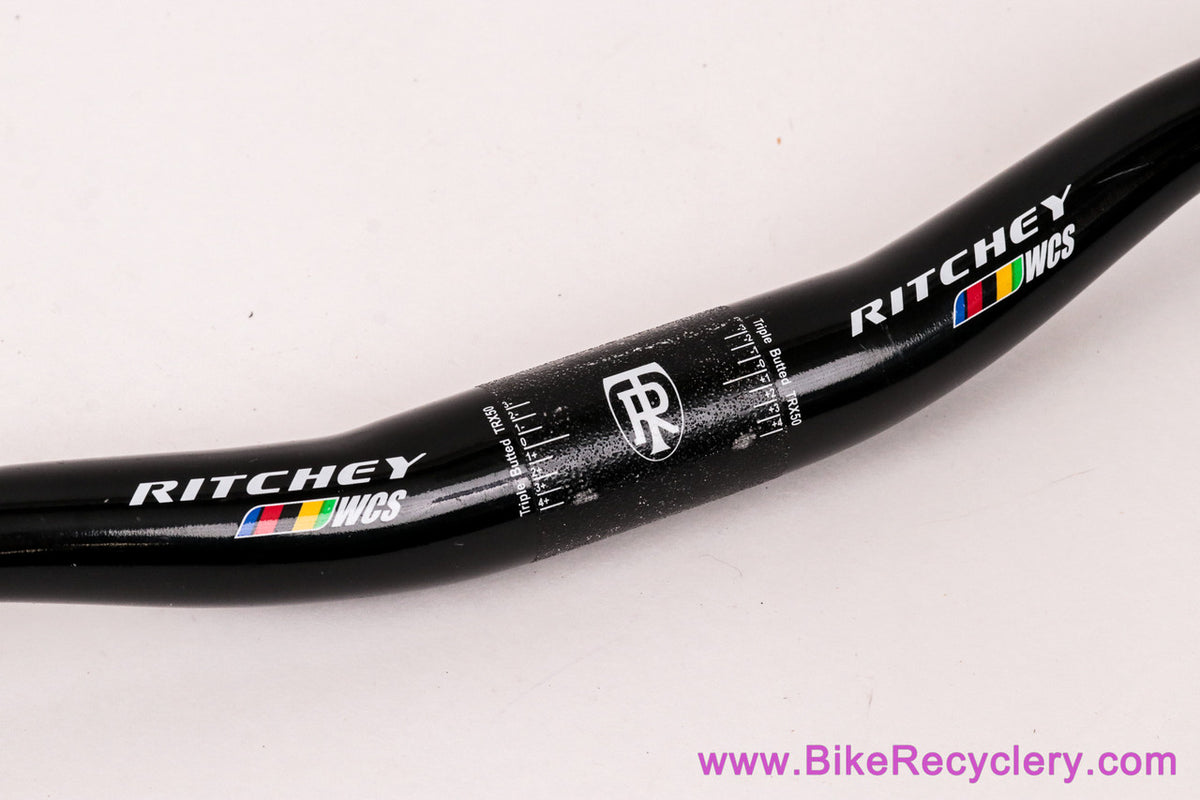Ritchey WCS Riser Alloy MTB Handlebar: 660mm x 31.8mm - 2000's - Black (Near Mint)