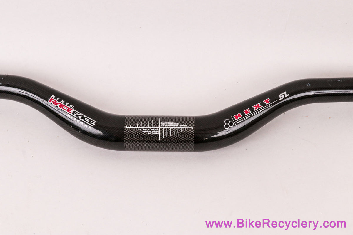 Race Face NEXT SL Carbon Riser Handlebar: 38mm Rise - 610mm x 31.8mm - Black (Near Mint+ Low Miles)