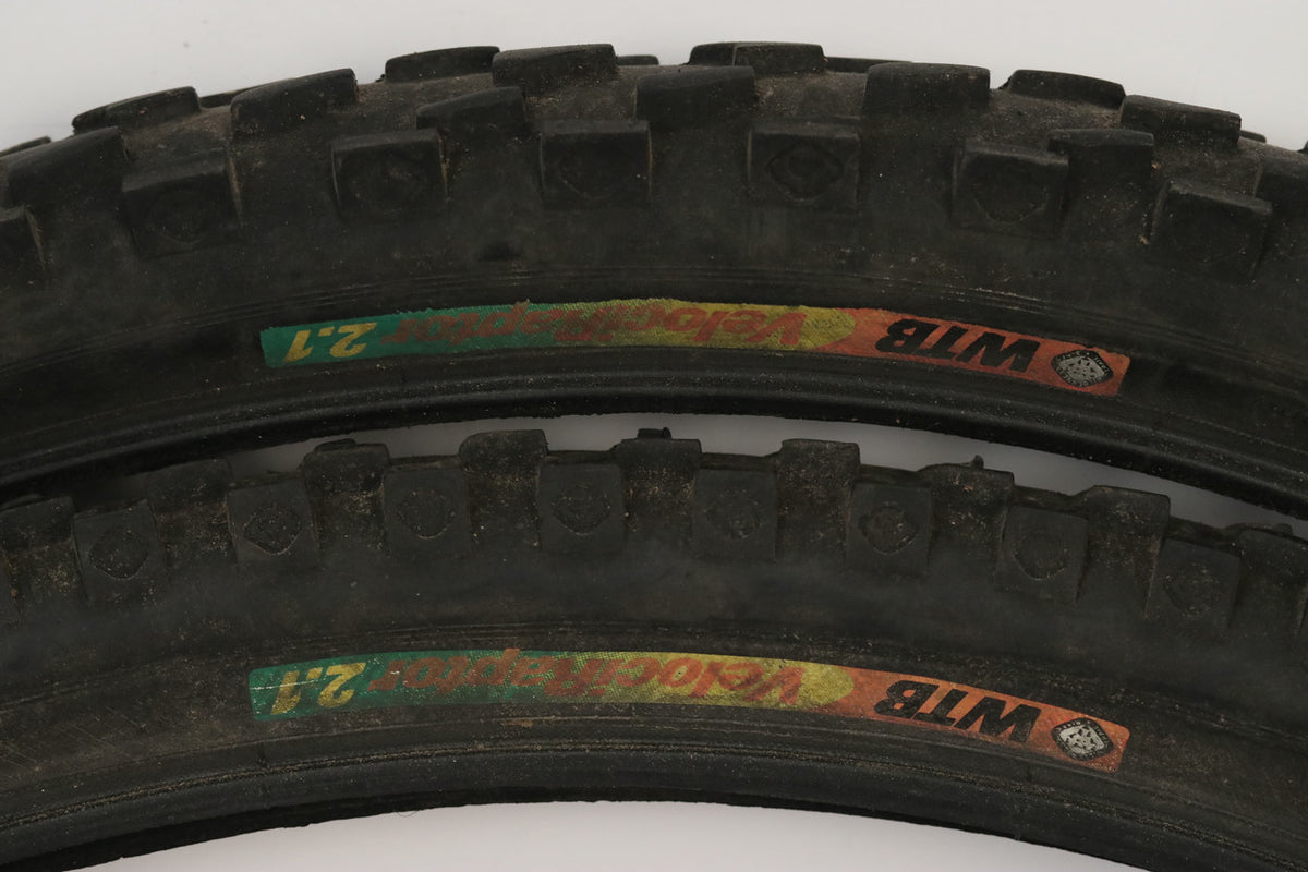 WTB Velociraptor Tires: 26 x 2.4" Front & 2.1" Rear - Pair - Black (EXC)