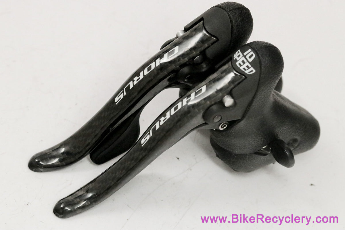 Campagnolo Chorus Carbon 10 Speed ErgoPower Shifters: Triple/Double (MINT Low Miles)
