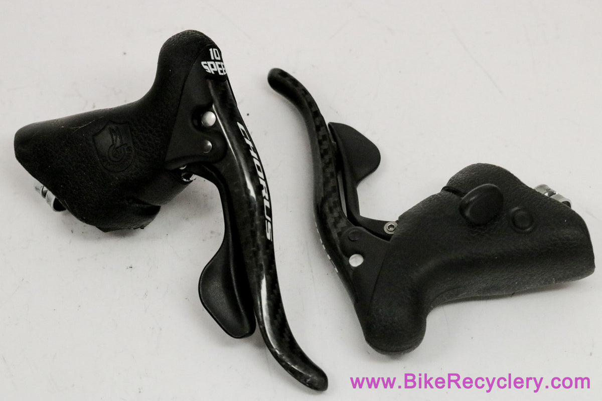 Campagnolo Chorus Carbon 10 Speed ErgoPower Shifters: Triple/Double (MINT Low Miles)