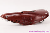 Brooks B17 Narrow Carved / Imperial Leather Saddle: Laced - Brown (New w/Shop Wear)