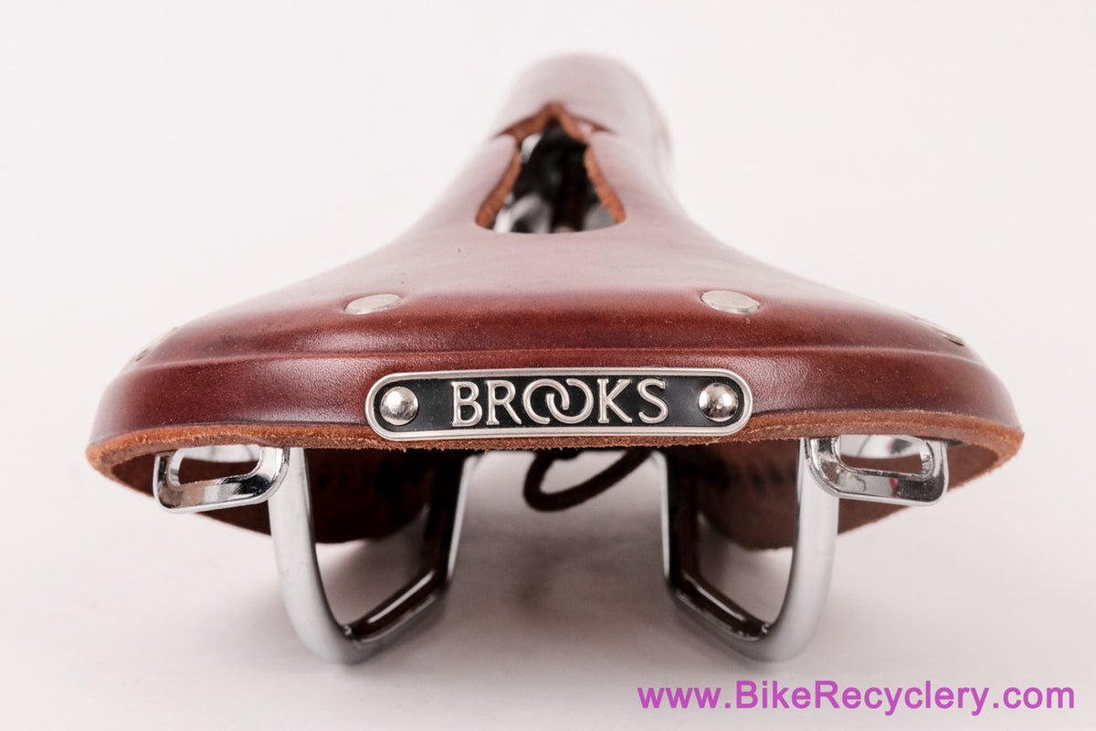 Brooks B17 Narrow Carved / Imperial Leather Saddle: Laced - Brown (New w/Shop Wear)