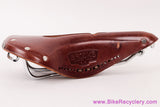Brooks B17 Narrow Carved / Imperial Leather Saddle: Laced - Brown (New w/Shop Wear)