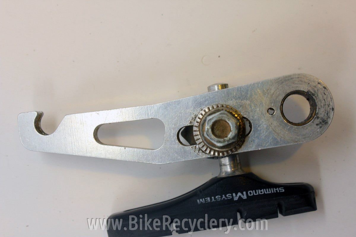 Prototype Machining Joe's Front Brake: Anodized Silver, CNC 1990s