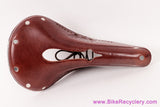 Brooks B17 Narrow Carved / Imperial Leather Saddle: Laced - Brown (New w/Shop Wear)