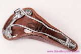 Brooks B17 Narrow Carved / Imperial Leather Saddle: Laced - Brown (New w/Shop Wear)