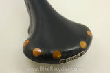 1990's Brooks Professional Special Saddle: Large Copper Rivets Black