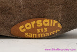 San Marco Corsaire 313 Suede Leather Saddle: Brown (Near Mint Low Miles)