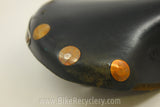 1990's Brooks Professional Special Saddle: Large Copper Rivets Black