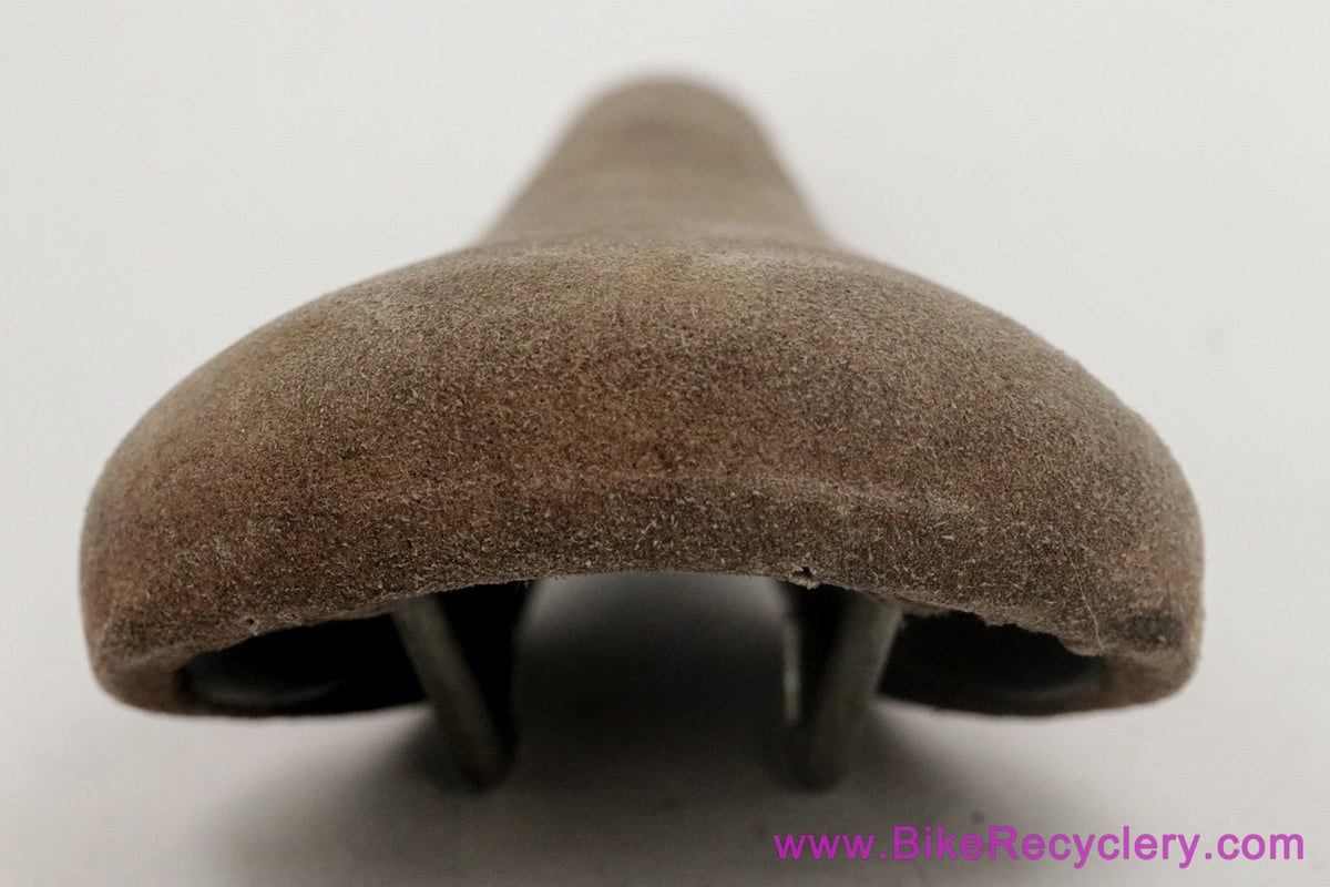 San Marco Corsaire 313 Suede Leather Saddle: Brown (Near Mint Low Miles)