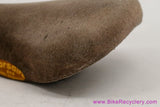 San Marco Corsaire 313 Suede Leather Saddle: Brown (Near Mint Low Miles)