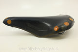 1990's Brooks Professional Special Saddle: Large Copper Rivets Black