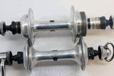 Campagnolo Nuovo/Super Record Hubset: Small Flange, 36H, W/ QRSkewers