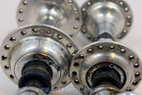 Campagnolo Nuovo/Super Record Hubset: Small Flange, 36H, W/ QRSkewers