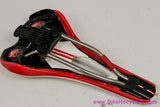 Pro Griffon Titanium Saddle: White & Red (Near Mint+)