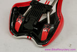 Pro Griffon Titanium Saddle: White & Red (Near Mint+)