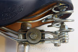 Vintage Ideale 75 Cyclo-Tourist Leather Bike Saddle: Twin Rails, Springs, Seatpost