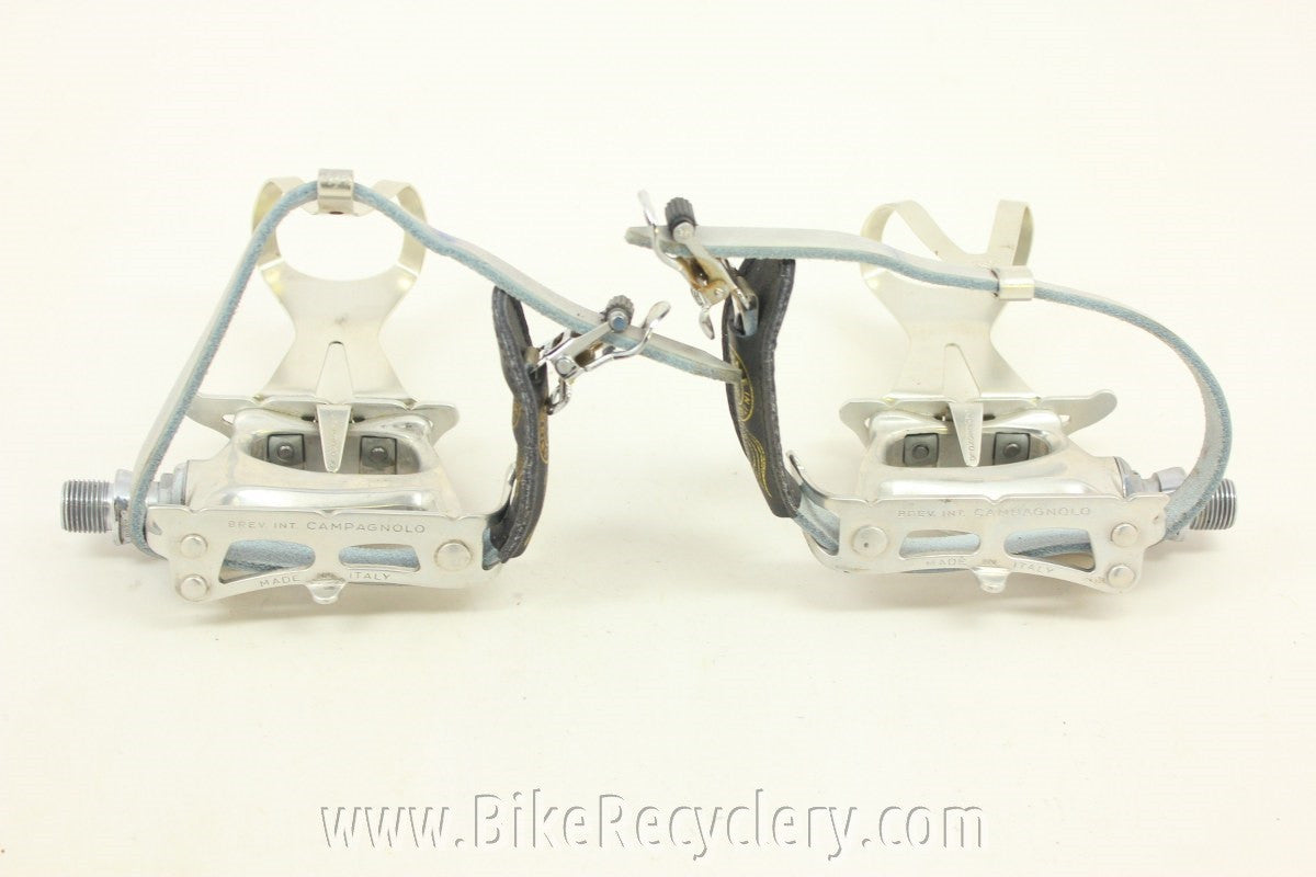 Campagnolo Croce d' Aune Pedals, Clips, Ale Straps: EXC