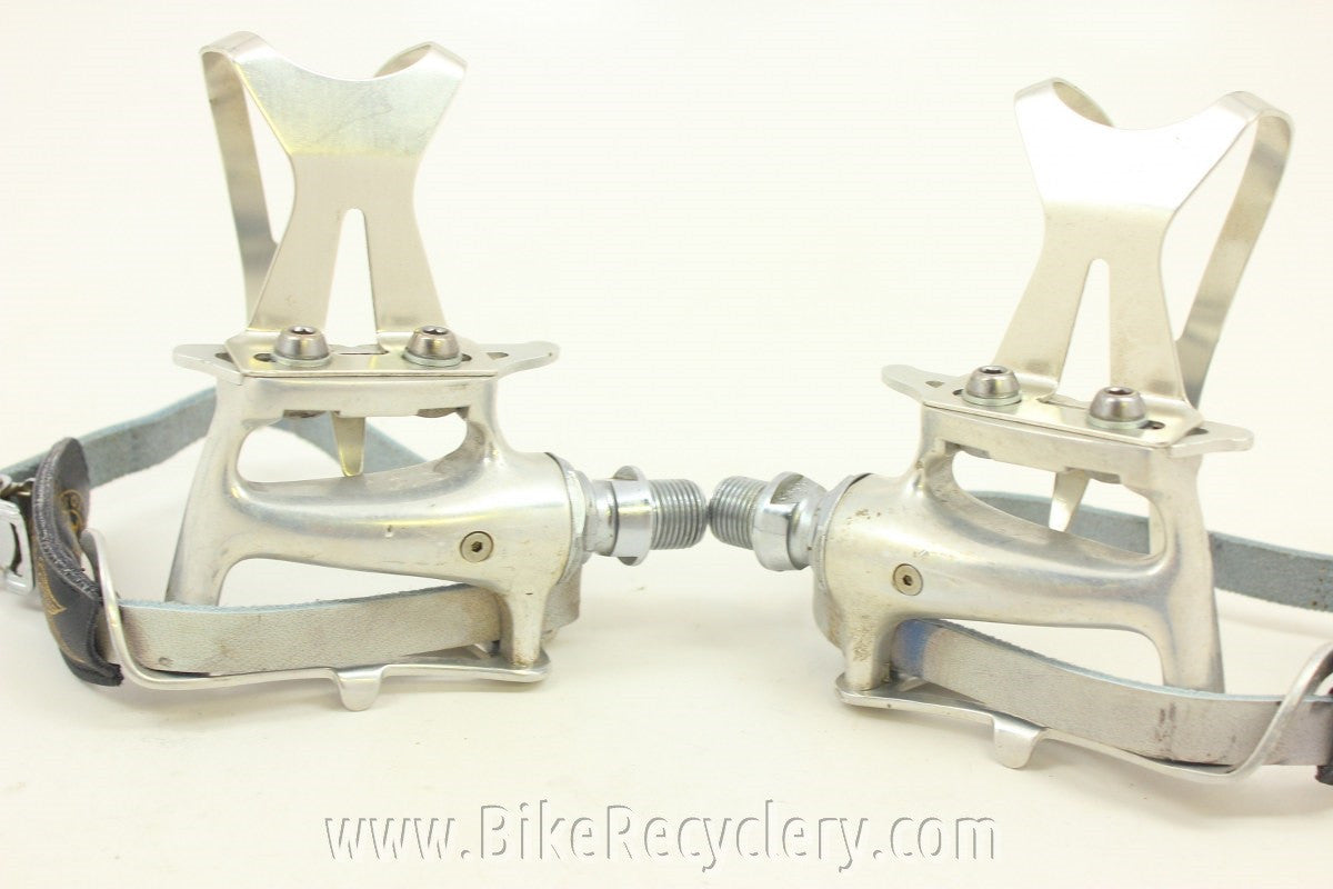 Campagnolo Croce d' Aune Pedals, Clips, Ale Straps: EXC