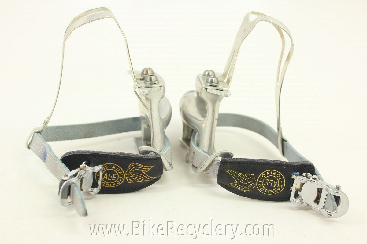 Campagnolo Croce d' Aune Pedals, Clips, Ale Straps: EXC