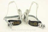 Campagnolo Croce d' Aune Pedals, Clips, Ale Straps: EXC